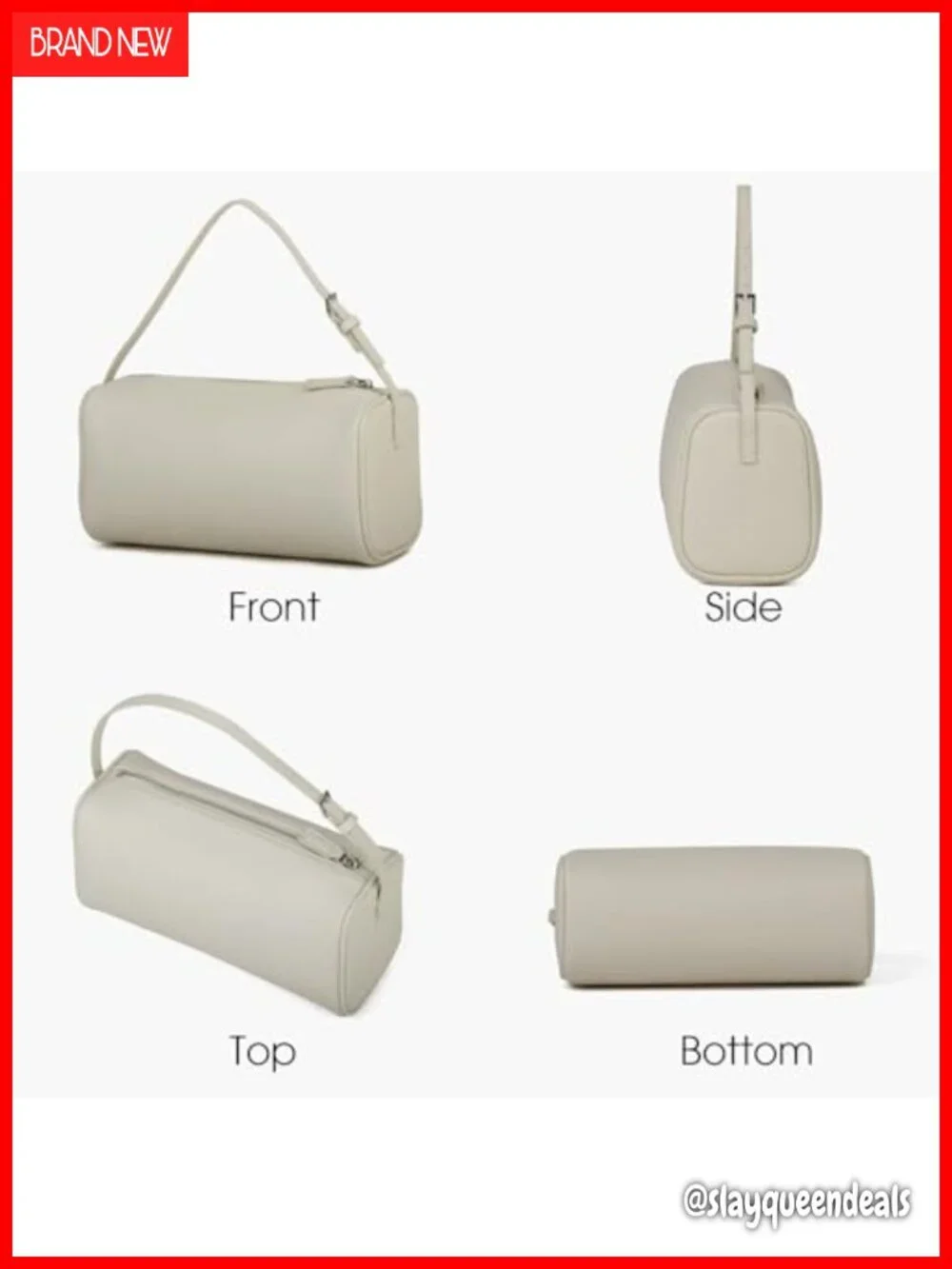 Premium Full-Grained Leather Crossbody Hobo Bag with Adjustable Strap